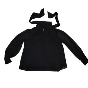 H&M BLACK BLOUSE / SHIRT